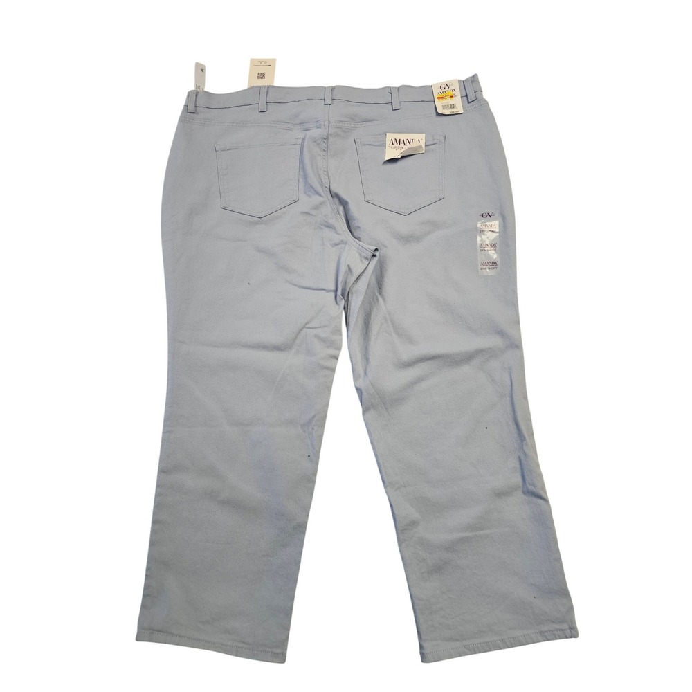 Gloria Vanderbilt Amanda Slimming Jeans Light Blue 24W Short NWT